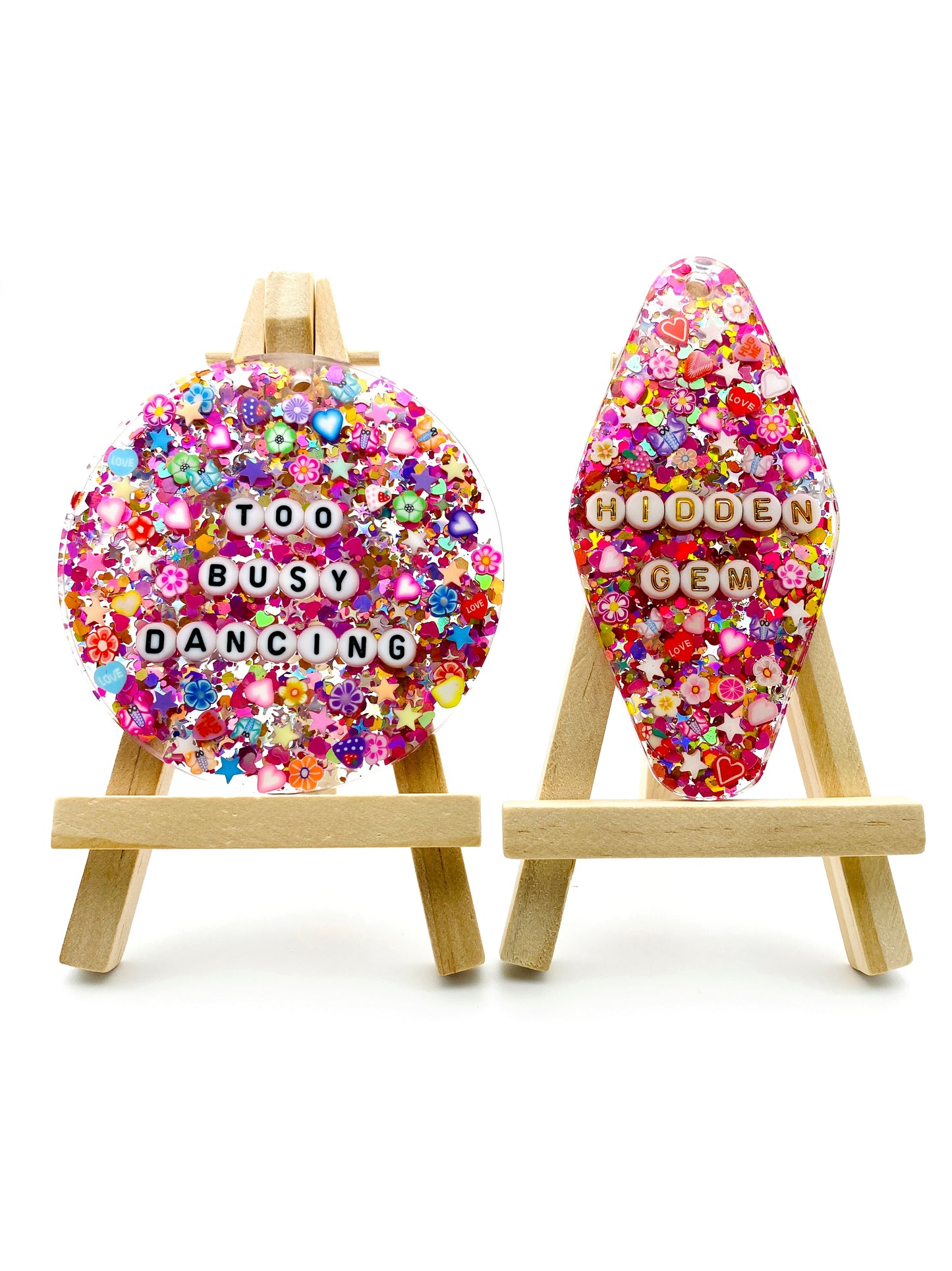 See The World Keychain with Premium Bling