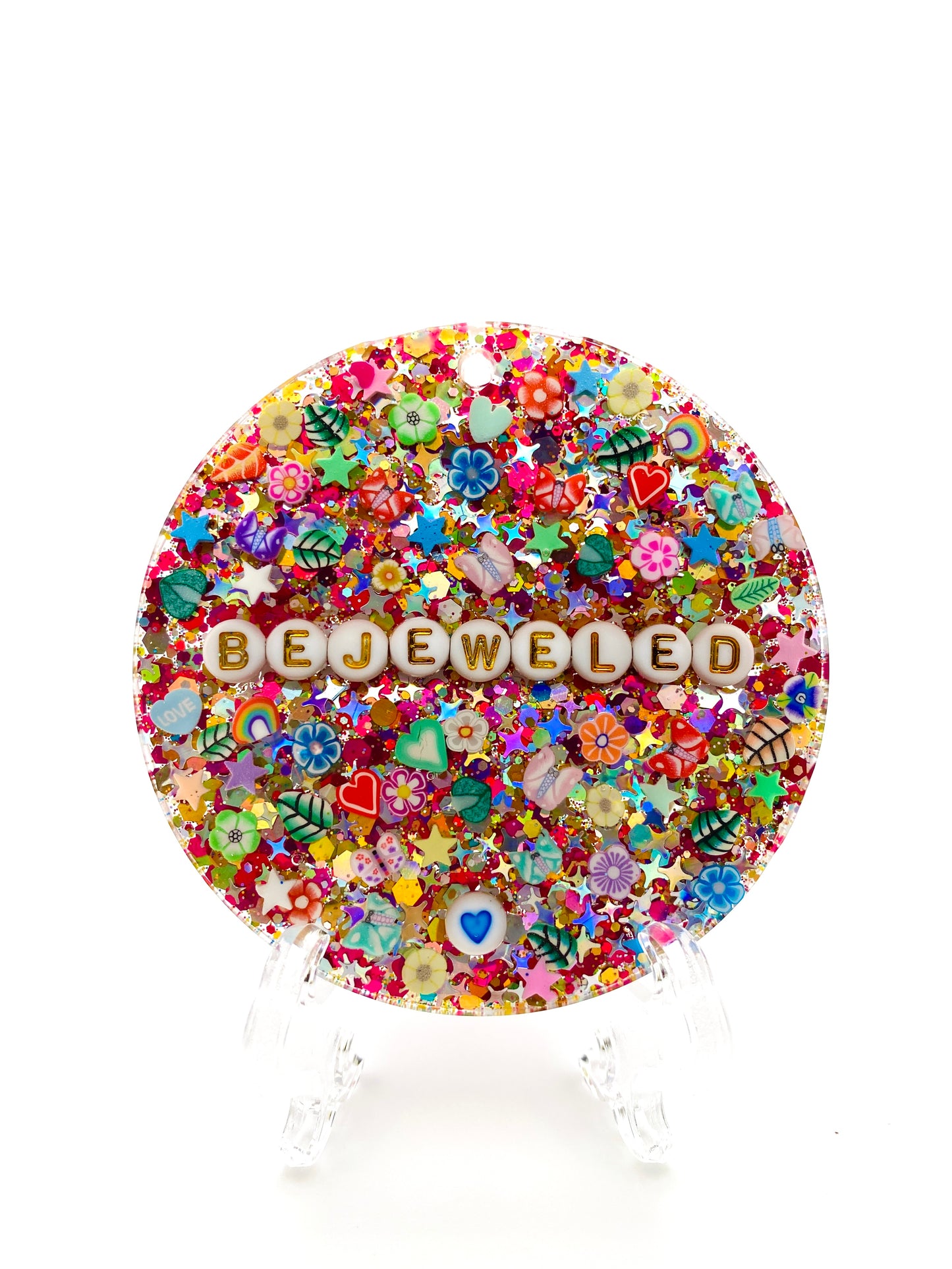 Bejeweled - 3 Inch Round Red