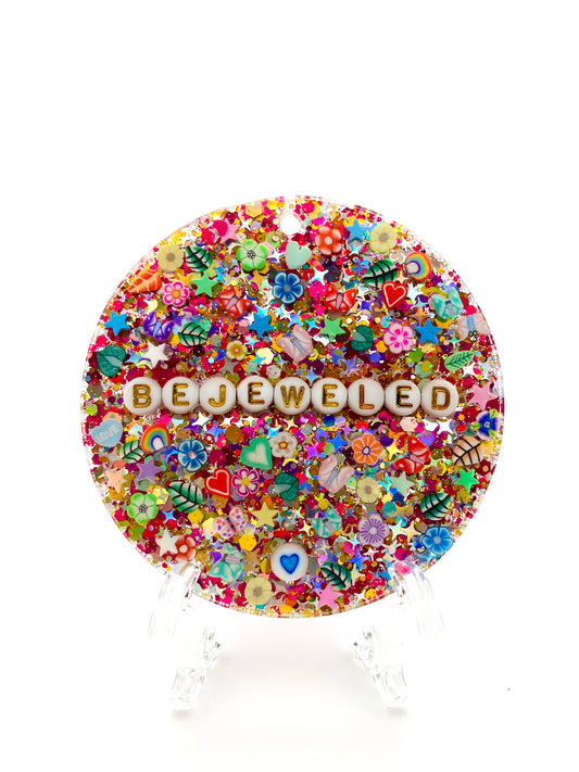 Bejeweled - 3 Inch Round Red