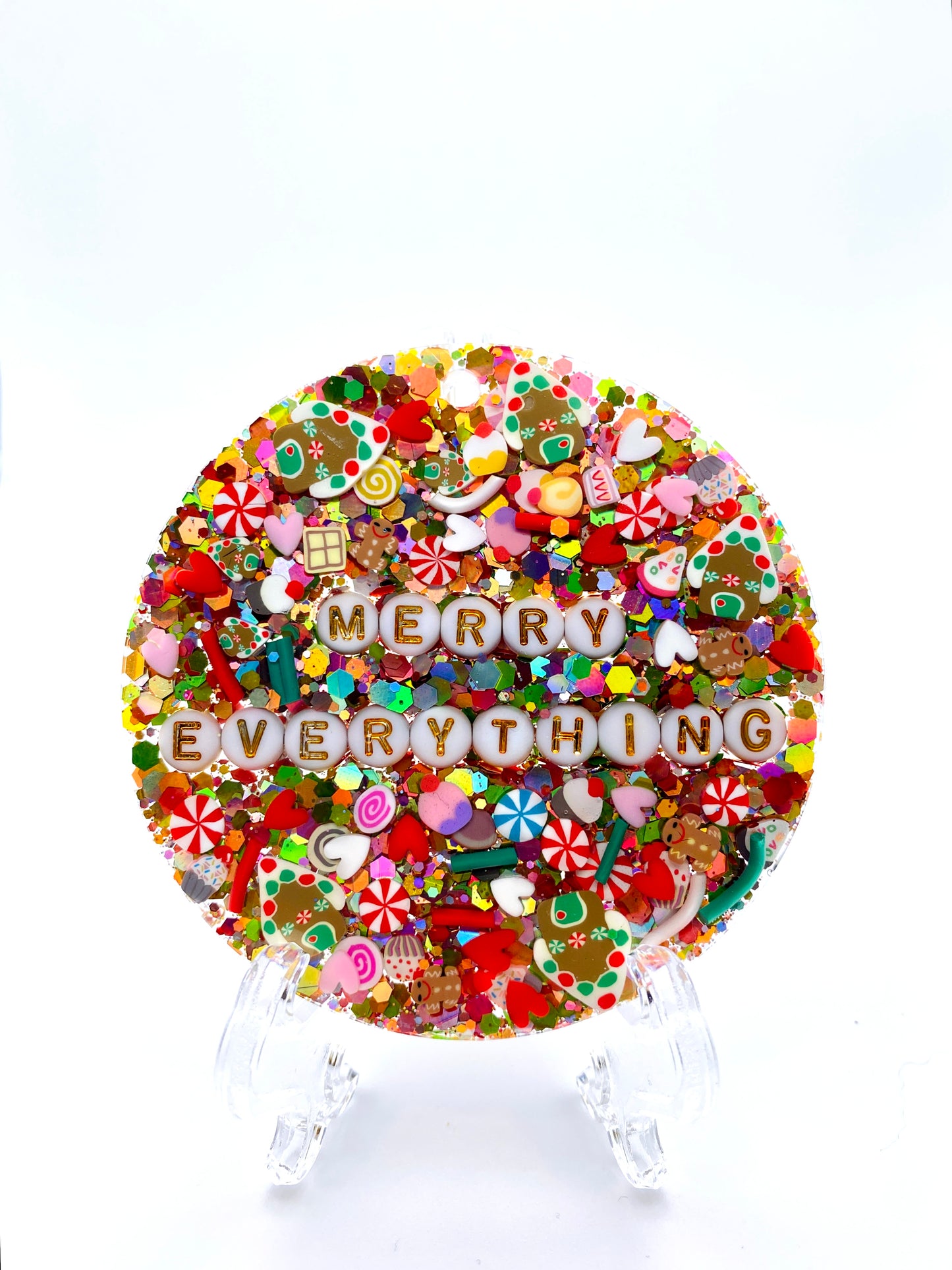 Merry Everything Red & Gold PRE-ORDER - 3 Inch Round