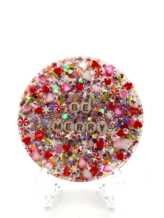 Be Merry PRE-ORDER - 3 Inch Round Rose Gold